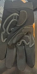 [0915Q/HO/XL] Lightning Gear Crimson Warrior Mechanic’s Glove – Orange/Black