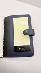 Filofax The Original Leather Navy Personal Agenda/Planner Organizer