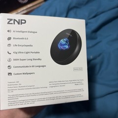 ZNP Obsidian Black Z01 Ai-Badge for Conversational Chat Hifi Sound