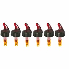 Measured Liquor Bottle Pourer-Auto Measuring 1 1/2 Ounce, Case of 6