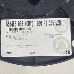 NEW 1000ft Belden Cable, 5504FE 22awg 6-conductor Shieled Security/Sound Cable
