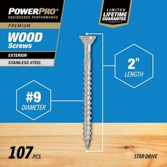 Stainless Marine Screws, 126 pcs, Corrosion Resistant