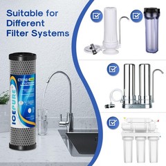 1 Micron 2.5″ X 10″ Whole House Cto Carbon Sediment Water Filter Cartridge