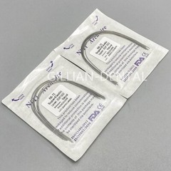 Dental Ortho Super Elastic Niti Arch Wires Round Rectangular Ovoid/Natural Form