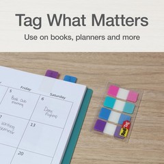 Redi-Tag Write-On Tabs, Repositionable Small Size, 40 4 Vivid Colors