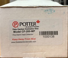 Potter CF-200-MP Fire Alarm Heat Detector