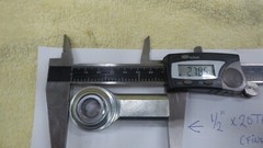 1/2 Inch SAE Female Spherical Rod End Bearing, Ball Socket, Ball Joint, New, I5