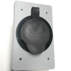 Journeyman-Pro 5278-CWP Straight Blade Power Inlet Receptacle, 15A 110 120 125 V