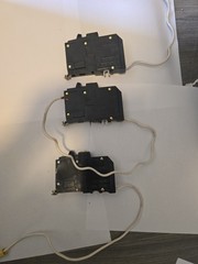 Lot Of 3 Square D QOB120GFI 20 Amp 1 Pole ONLY FOR BOLT ON PANEL GFCI