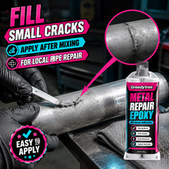 Metal Epoxy Glue for Cast Iron Aluminum Stainless Steel Repair