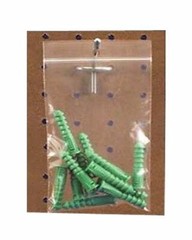 1000-9000 pcs 2 Mil Zip Reclosable Lock Clear Poly Zipper Seal Bag w/ Hang hole