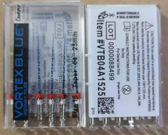 Dentsply Tulsa Dental Vortex Blue Taper rotary files 21mm or 25mm .04 5pks