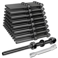 50X T316 Black Stainless Steel Hand Swage Tensioner for 3/16” Cable Railing