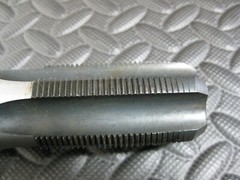 1-1/2-12 NF Taper Tap 5fl G-H12, 1-14NS Threaded Shank R&N