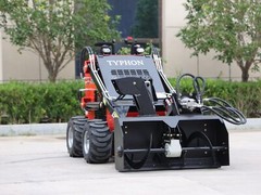 WINTER Snow Blower mini skid steer loader attachments for TYPHON STOMP SKIDSTEER
