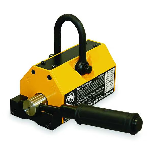 Mag-Mate Pnl0800 Lifting Magnet, Powerlift(R), 500 Lb Max Capacity, 5 In NEW