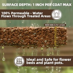 Mulch Hold, Gravel Binder 1Gallon Lasts Up to 2 Years, Rock Glue for Landscap…
