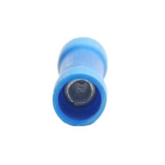 Lot of 30 Panduit Butt Splice Connector Blue, Vinyl, 1.04in, 14AWG – 16AWG