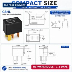 Relay G8HL-H71 (Set of 2), 39794-SDA-A03 39794-SDA-A05 12VDC Automotive Relay –
