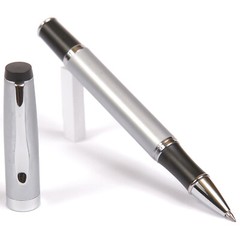 Gripper Roller Ball Pen – Silver with Single Gift Box Maple