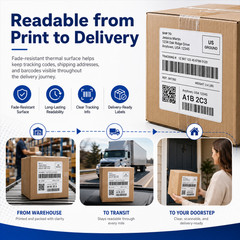 30256 Shipping Label 2-5/16″ x 4″ For DYMO LabelWriter 300 310 320 330 400 450