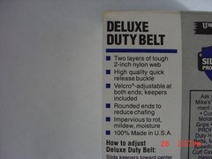 Uncle Mike’s Deluxe Duty Belt P/N 8823-1 Fits Small 26-30 Inch
