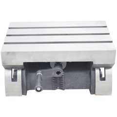 15-Inch Adjustable Angle Tiltable Worktable Cast Iron Milling Drilling Grinding
