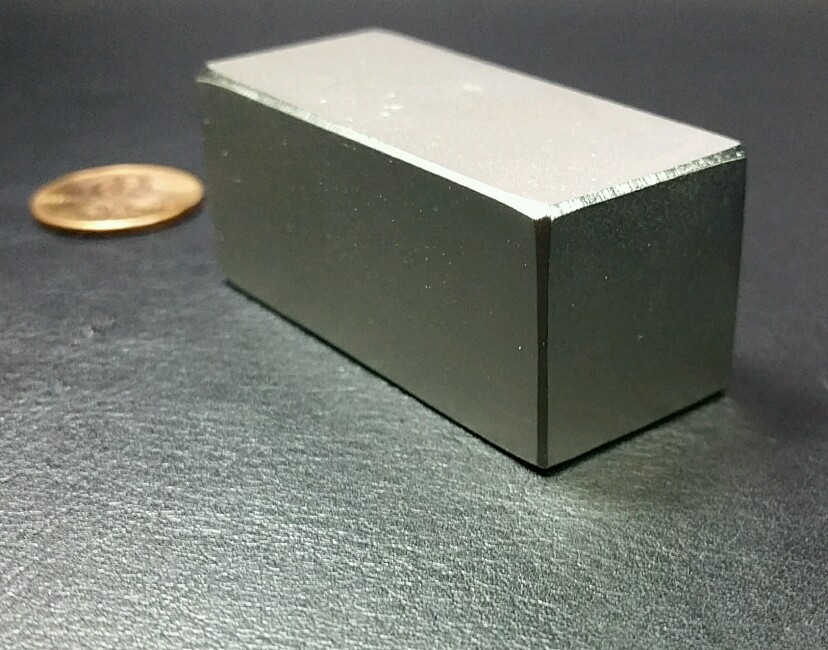 N52 2” Neodymium Block Magnet Super Strong Rare Earth Bar Over 5k Gauss