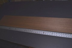 Fumed Oak Raw Wood Veneer Sheet 9 x 49 inches 1/42nd thick F7627-49