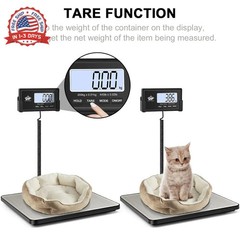 QP Shipping Scale for Packages, 440lb/0.35oz High Accuracy Digital Postal Scale,