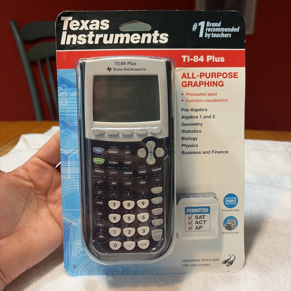 Texas Instruments TI-84 + Plus All-Purpose Graphing Calculator New