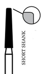CROSSTECH Dental Diamond Short-Shank MODIFIEDSHOULDER-847KR/016C, MB4RC-5Burs