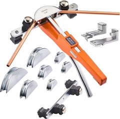 Durable Hand-Powered Pipe Bender, Forward/Reverse Operation, for Cold Bending