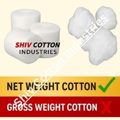 Surgical Cotton Roll (5kg): 100% Pure Absorbent, Non-Sterile Medical Grade.