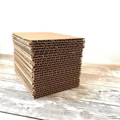 25 pack – 3×3 3×4 3×5 3×6 4×4 4×5 4×6 5×7 Corrugated Cardboard Sheets 32ECT