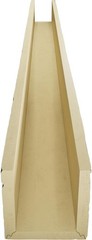 6″W x 6″H x 18’L 3-Sided (U-Beam) Hand Hewn Endurathane Faux Wood Ceiling Beam
