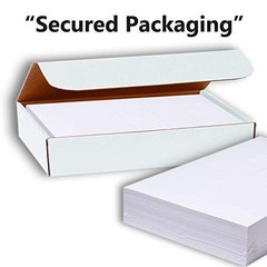Blank Business Cards 3.5×2” Heavyweight 80lb Cardstock – 1000 Perforated Sheets