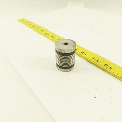 R+W 1/4″ x 1/4″ Aluminum Bellows Flexible Shaft Coupling