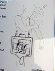 Thoratec HeartMate GoGear LVAS Shower Bag, 16 x 15 x 2 inches