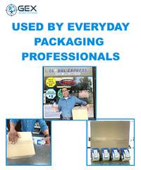 GEX 12 Rolls Packaging Tape & Dispenser Heavy Duty 1.88″ x 33 Yards USA