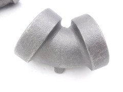 2 Pack Ward 1-1/2″FNPT 60° Cast Iron Drainage Short Turn Elbows