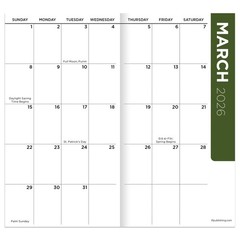 2026–2027 Pocket Planner Beaches Small Monthly Calendar 3.5×6.5 Inch