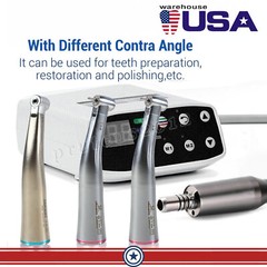 Dental Electric LED Brushless Micro Motor/1:5 1:1 Increasing Fiber Handpiece