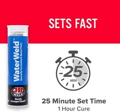 WaterWeld, 1 Hour Cure, Epoxy Putty Stick – 2 Pack, Off-White