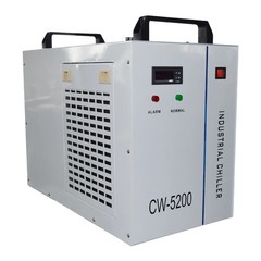 CW-5200 Industrial Water Chiller 2.4kW 0.3℃ for CO2 Laser 110V/220V