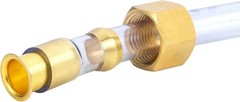 230pc Brass Compression Fittings Assortment Kit Air Water Fuel Line Sleeves Set