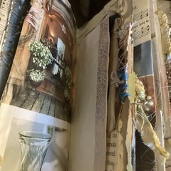Junk Journal, Grungy, Blooming Table, Coffee Stain
