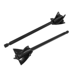 Litoexpe 4 Pcs Resin Mixer Paddles, Epoxy Paddle Attachment Black