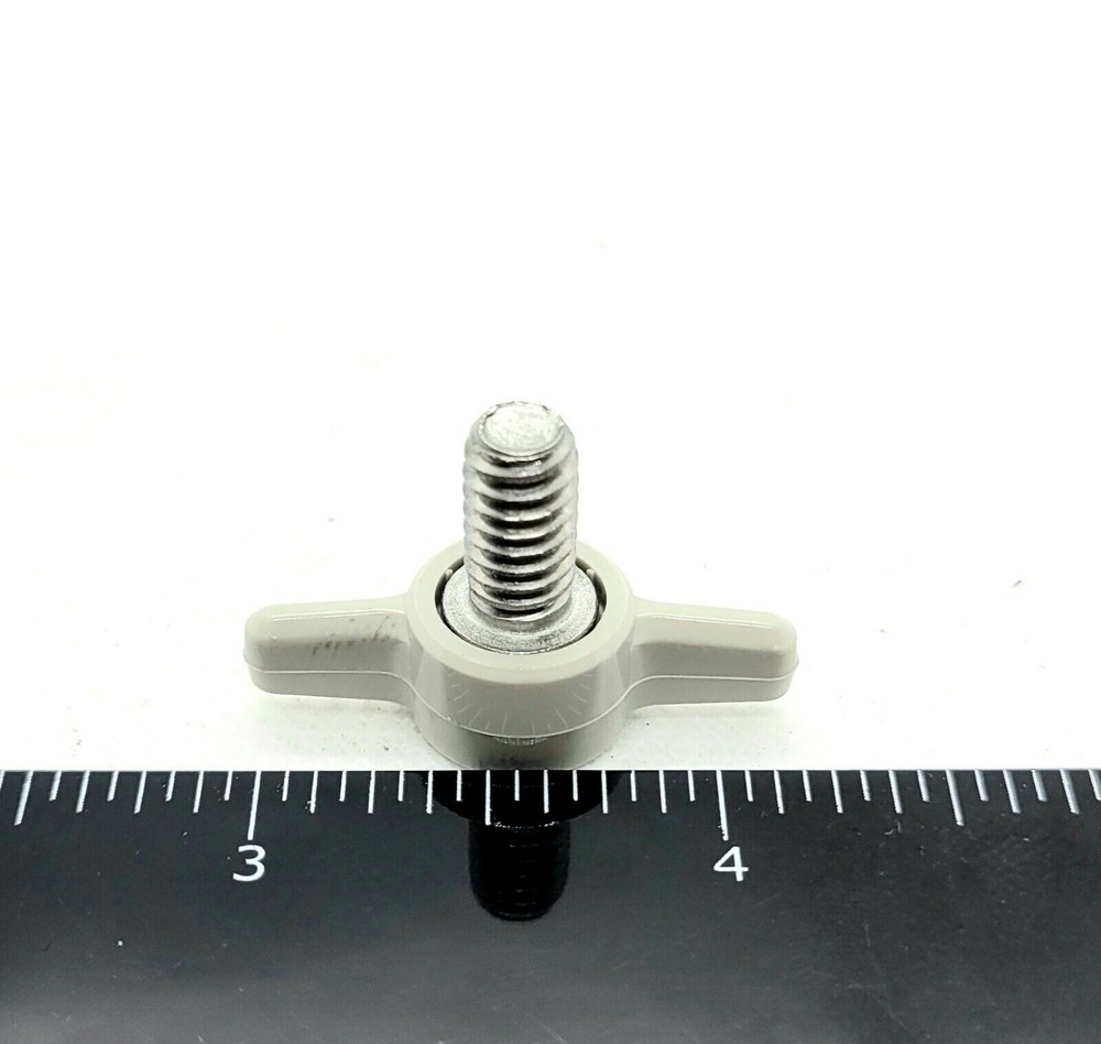 1/4″-20 Thumb Screw Bolts with Gray Butterfly Tee Wing Clamping Knob (12 Pack)