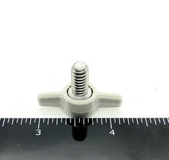 1/4″-20 Thumb Screw Bolts with Gray Butterfly Tee Wing Clamping Knob (12 Pack)